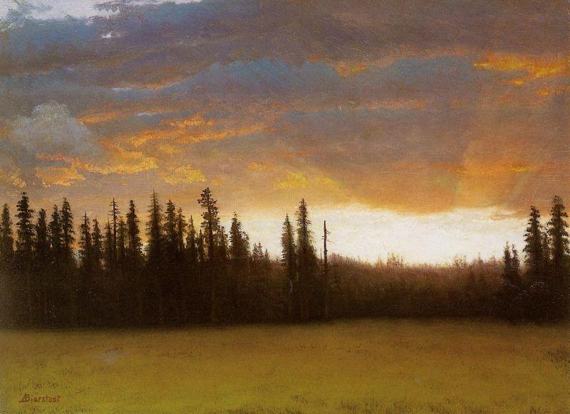 Albert Bierstadt California Sunset
